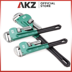 AKZ Heavy Duty Pipes Wrench Straight Adjustable Plumber Pipe Wrench Water Pump Plier Plumbing Tool Plumbers 10/12/18inch