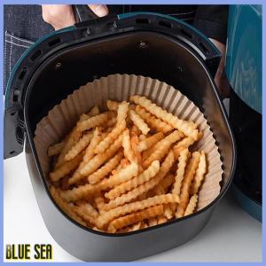 bluesea 25 50 cái nồi chiên không khí dùng một lần giấy lót giỏ chống dính dầu-bằng chứng giấy da Vòng Airfryer giấy nướng phụ kiện nhà bếp