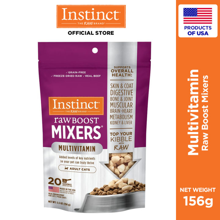 Instinct Raw Boost Multivitamin Cats Freeze Dried Topper 156g