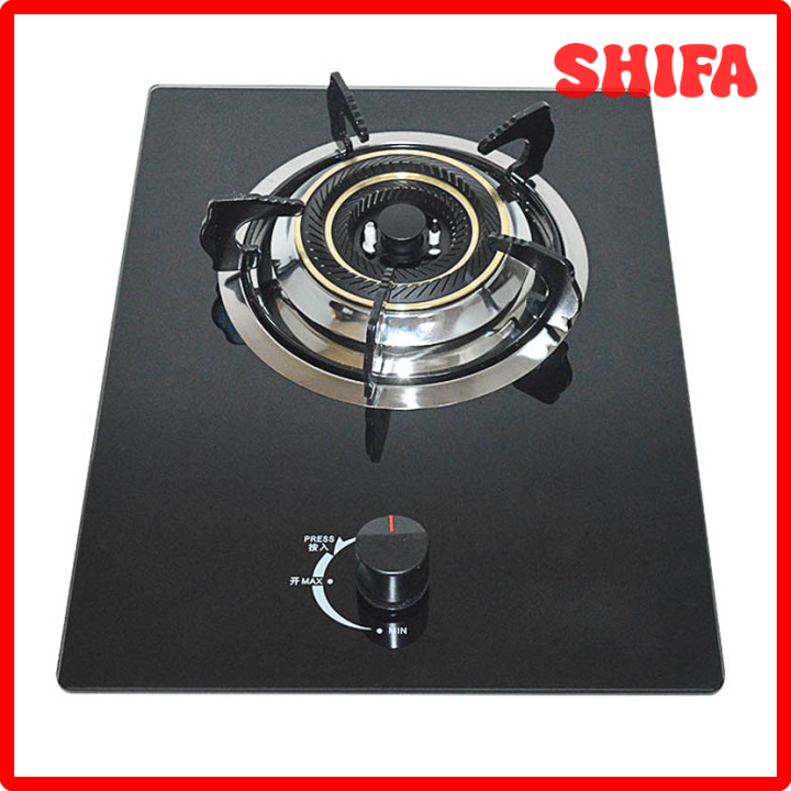 [SHIFA] JZY044เตาแก๊สธรรมชาติเตาก๊าซเหลวที่ใช้ในครัวเรือนกระจกเทมเปอร์ ...