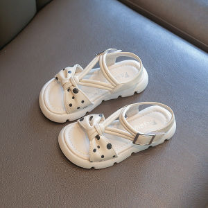 Dép Sandal Bé Gái Siêu NhẹDép Quai Hậu Công Chúa Quai Chéo Chấm Bi Cực Xinh  [ sz 26-36]