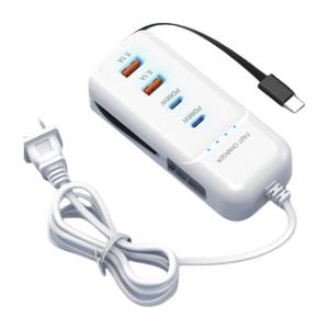 Efficient Power Strips with PD and Two USB Port for Simultaneous Charging of Multiple Devices for Office and Travel