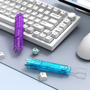 RUMI DIY Keys Caps Puller 2 in 1 Multifunction Keycaps Remover Tool Durable Light Weight Keyboard Switch Puller RGB Keyboard