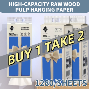 BUY 1 TAKE 2 Tree care tissues Wall-Mounted Tissue Paper Large Size hang Paper 1500 Sheets