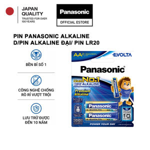 Pin Panasonic Evolta AA LR6EG/2B-V (Vỉ 2 viên) - Hàng Chính Hãng