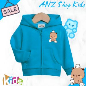 Jaket Sweater Hoodie Anak Kartun Emoji Couple Usia /sweater Hoodie Karakter Panda Bahan Katun