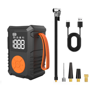 Tire Inflator Portable Air Compressor 80W Portable Air Pumps with Digital Pressure Display Cordless Air Compressor