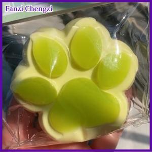 Fanzi Soft Sticky Texture Silicone Green Grape Cat Paws Toys Slow Rebound Decompression Toy Reduce Stress Kids Toys Gifts