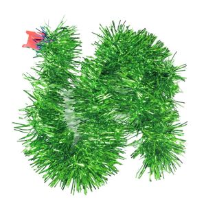 1.5M Christmas Ribbon Garland Ornaments / Colorful Cane Foil Tinsel Glitter Metallic Xmas Tree Ribbons / Xmas New Year Wedding Party Decoration Supplies