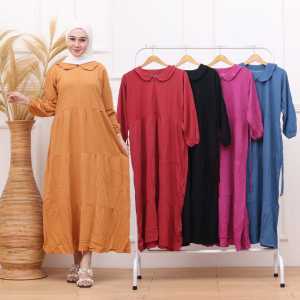 PUSAT GROSIR GAMIS Anindya Dress Maxy Homedress Syari Muslim Muslimah Modern / Dress Ruffle Panjang / Dress Ruffle Dewasa Panjang / Daster Homedress Busui Panjang ( COD ) gamis polos 3 susun / gamis canda 3 susun (COD) DASTER VIRAL TERBARU 2022