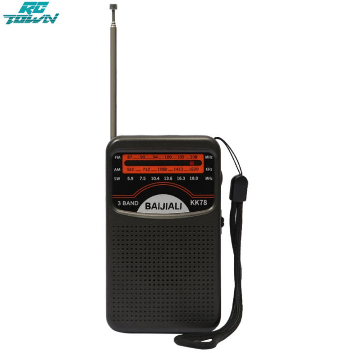 KK78 AM FM SW Radio Battery Operated Portable Longest Lasting Pocket ...