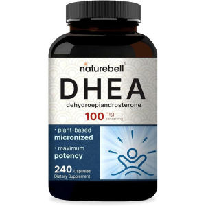 NatureBell DHEA 100mg 0 Capsules Max Strength Micronized Grade for Better Absorption – Supports Energy Level Meta