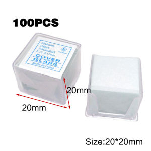 100pcs Kaca Penutup Preparat / Cover Deck Glass Mikroskop / Cover Glass Mikroskop