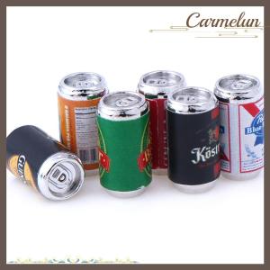 [Carmelun] 6pcs/Set Bottle Beer Miniatures For 1:12 Dollhouse Miniature Kids Play Toys