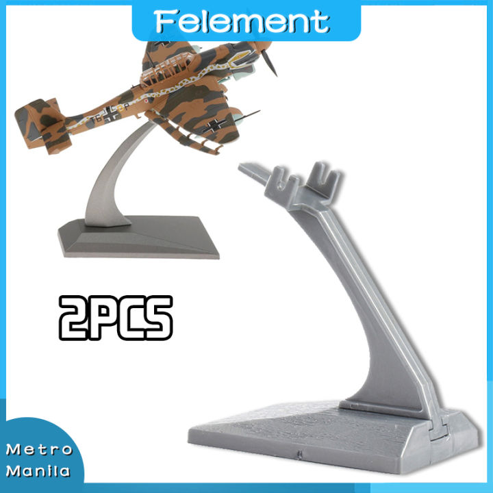 2 Pcs Aircraft Stand Models Display Holder Plane Showing Base Stand ...