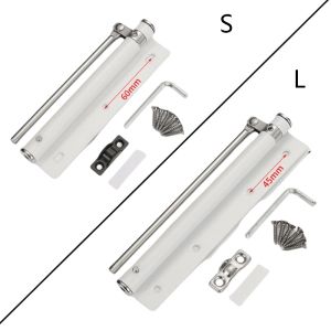 YIYU STUDIO Thép không gỉ Cửa tự động đóng mở Có thể điều chỉnh Nhẹ Bản lề đóng cửa Tự Đóng Chống va chạm Chặn cửa Sử dụng dân cư
