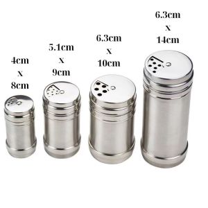 Hủ Đựng Tăm  Đựng Tiêu Inox bền đẹp nhiều kích cỡ [ 8 9 10 14cm ]