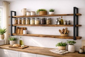 industrial wall shelf industrial floating shelf industrial wood shelf industrial kitchen shelf industrial open shelving wall mounted industrial shelf modern industrial shelf loft style wall shelf wood and metal wall shelf industrial display shelf