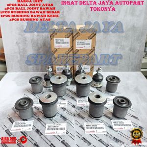 BOSH ARM BUSING SSAYAP SET + BALL JOIN ATAS BAWAH 1SET TOYOTA HILUX FORTUNER