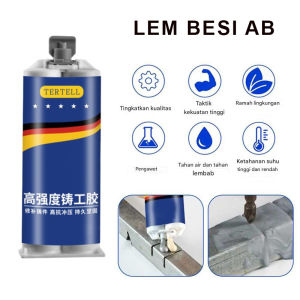 Lem Besi AB Seperti Las Agen Perbaikan Cacat Tahan Suhu Tinggi Tahan Minyak / Lem Metal Perbaikan Logam Casting Glue