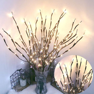 Simulation Tree Branch LED Lights Flashing Lights Tree Branch Lights Holiday Lights 20 Heads Home Vase Decoration Tree Lights Bedroom Layout Night Light Decorative String Lights
