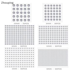 【ZP】 Cute Jewerry Tự dính mặt tóc đá quý thạch pha lê Sticker cơ thể đồ trang sức Sticker trang điểm thủ công trang trí nội thất Sticker