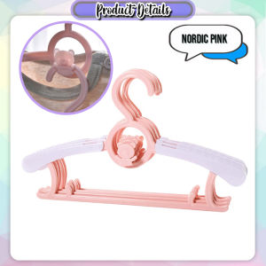 [iRojak] Baby Kids Adult Clothes Hanger Anti-skid Telescopic Extendable Hanging Rack 可伸缩衣架 Penyangkut Baju - SO47