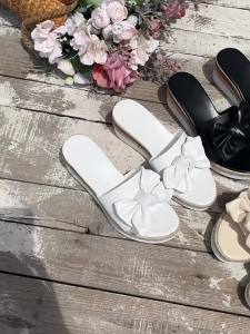 2026 Summer New Large Size WomenS Shoes With Letter Print Wide Strap Sweet Style Thick-Soled Wedge Sandals For Women