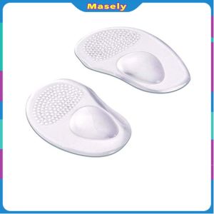 Masely Womens Shoes Non-slip Anti-pain Insole High-heeled Insole Silicone Forefoot Pad