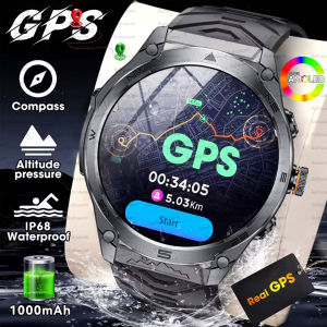 New T-REX3 1000mAh Large Battery Durable Adult Smart Watch GPS Compass Altimeter 5ATM Waterproof BT Call Sports Smartwatch Men