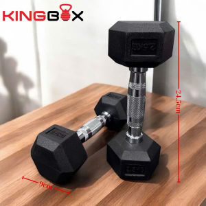 Tạ Tay Gang Bọc Cao Su Lục Giác 7.5kg-25kg ( Nhập Khẩu ) OneSport