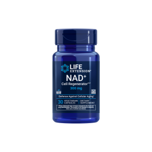 Life Extension NAD+ 300mg 30 Vegetarian Caps | Coenzyme Production & Cellular Anti Aging Support USA