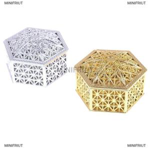 [COD] MINIFRIUT Creative plastic hexagon candy box wedding vintage chocolate gift treat boxes