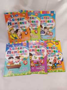 Paket 6 Buku Anak Paud Lancar Membaca Tanpa Mengeja