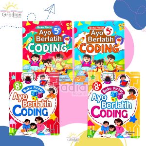 Paket Lengkap 2 Buku Pintar Ayo Berlatih Coding Untuk Anak