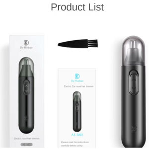 Hengfa Lina Electric Nose Hair Trimmer for Men Usb Rechargeable Professional Removal Clipper Implement Shaver Nose Trimmer