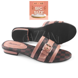 Gazzani Platform Sandal Big Size Wanita Ukuran 45 - 40 Sendal Flat Kondangan Ibu2 Ukuran Besar Terbaru Termurah Berkualitas
