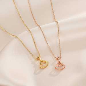 [ Bayar Ditempat ] Kalung Titanium Anti Karat Wanita / Aksesories Perhiasan Wanita / Kalung Titanium Wanita Asli Ori Import / Kalung Wanita Model Baru 2021/2022