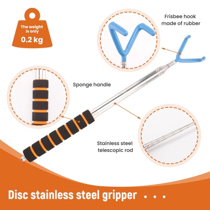 Disc Golf Retriever Disc Golf 10 Feet Portable Telescoping Pole with