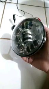 Lampu Daymaker 16 Led 5.75 inch Import Asli Import Dus Hitam Polos