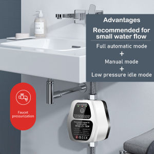 【จัดส่งที่รวดเร็ว】ปั้มอัตโนมัติ ปั้มน้ำอัตโนมัติ 100W 24Vปั้มเพิ่มแรงดันน้ำ เพิ่มแรงดันน้ำ shower booster pump บูสเตอร์ปั๊มในครัวเรือน เครื่องทำ