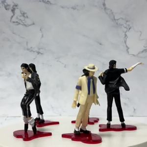 5Pcs/Set Michael Jackson Action Figure 11cm Smooth Criminal Moonwalk Dancer Figure Room Decorations Collection Model Doll Toys