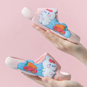 Dép cho bé gái bé trai siêu êm Dép họa tiết Khủng Long và Thỏ trắng phù hợp cho bé từ 2 đến 5 tuổi đế mềm chống trơn tr
