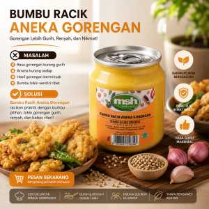 Bumbu Racik Aneka Gorengan 190 gr Bumbu Racik Anti Ribet Bumbu Racik Semua Bisa Untuk Gorengan NON MSG