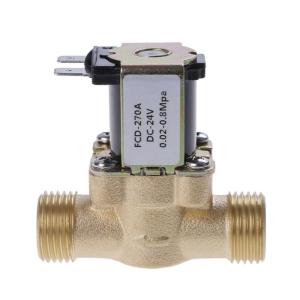 G1/2 in Brass Solenoid Valves Electric Solenoid Valves Water Pressure Control for Solar Water Heaters & Industrial Use