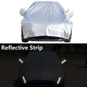 【FREE Shipping+COD】Car Covers Waterproof Seamless Sunshade Half Cover Protection for Sedan Hatchback SUV Dustproof