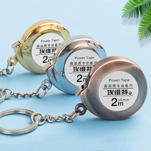 Thước Dây Mini 2m Bỏ Túi – Thước Cuộn Móc Khóa Gọn Nhẹ Vỏ Nhựa ABS Ánh Kim Đo Chính Xác