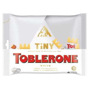 Toblerone Tiny Swiss White Chocolate With Honey & Almond Nougat ( 200g ) BBF.30/03/26