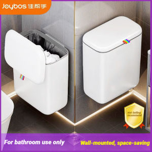 Wall Mounted Trash Can JOYBOS 26cm Large Opening Sealed Lid Kitchen Cabinet Hanging Waterproof For Bathroom Toilet Garbage Bin2026