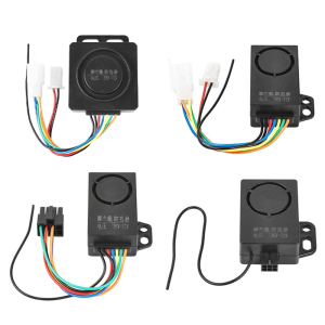 High Sensitivity Anti Theft Alarm System Double Remote Control 1 Touch Activation Strong Designs for Electric Trikes